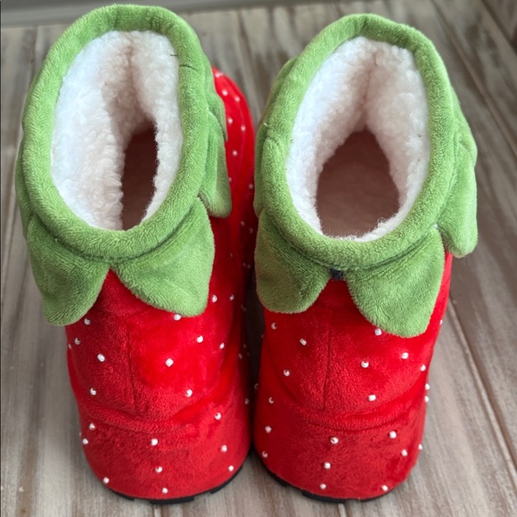 Dolls Kill Strawberry Shortcake Plush Boots - Picture 4 of 4